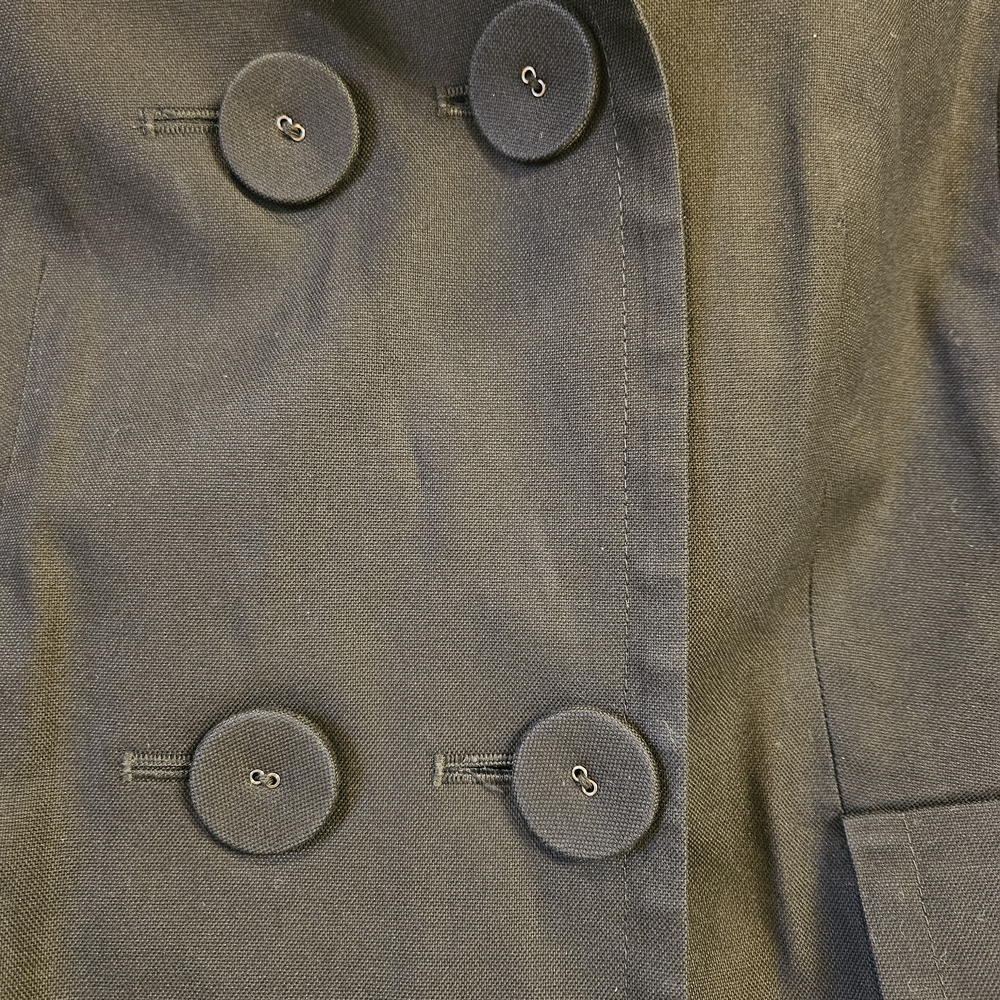 Halogen Double-Breasted Twill Jacket - image 4